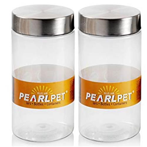 PEARL PET JAR METAL 1400ML*2